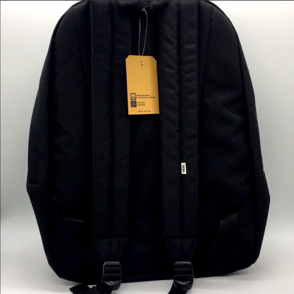 >💟REALM GLITTER🌈 RAINBOW CHECKERBOARD /BLACK 🎒CANVAS  BACKPACK BRAND NEW VANS - Picture 6 of 11